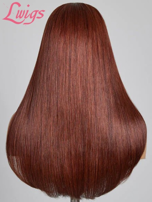 New Wear & Go Wigs Bone Straight 5x5 Glueless Closure Wigs With Layer Inner Buckle Brazilian Virgin Human Hair Wigs Lwigs121