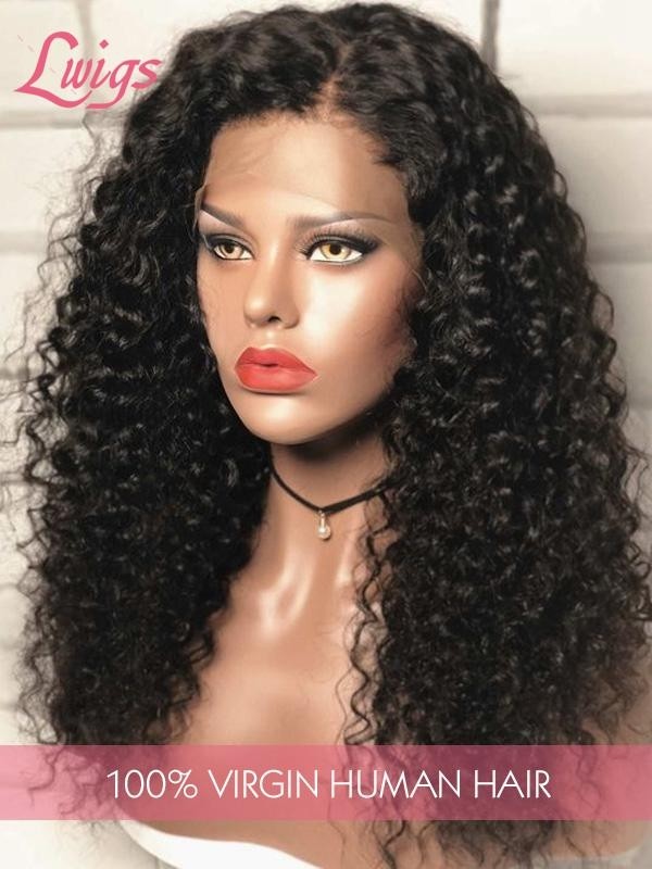 Pre-Plucked Deep Curly Hairstyles 360 Lace Wig Afterpay Brazilian Curly Human Hair Wig With Baby Hair Best HD Lace Wigs Lwigs28