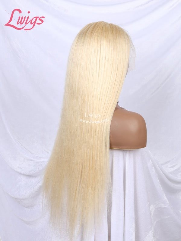 Straight Hair Color Long Blonde Hairstyles Wigs Human Hair Wigs 13x4 Lace Front Wigs Lwigs96