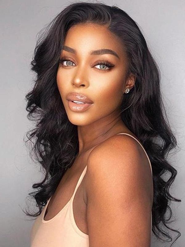 Bleached Knots 360 Wigs For Sale Pre-plucked Side Part Virgin Hair Body Wave Human Hair Lace Wigs Lwigs634