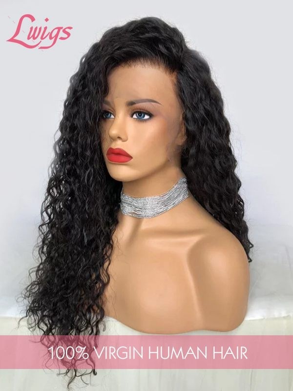 Water Wave Dream Swiss Lace Wigs Virgin Brazilian Hair 360 L	 11ace Front Wigs Human Hair Wigs For Black Women LWigs146