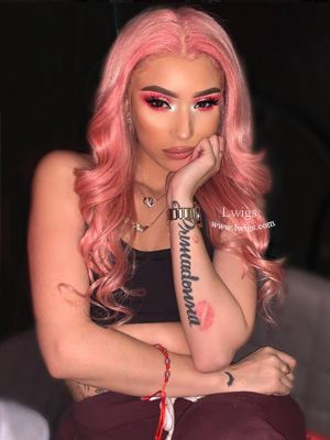 Lesley Marie Style Pink Color Wig