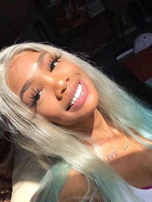 Najja Iman Review Blonde Lace Front Wig