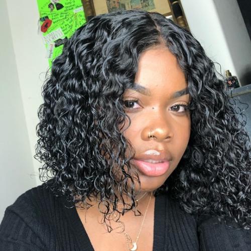 Undetectable Dream Swiss Lace 360 Frontal Wig 180% Density Kinky Curly ...
